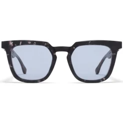 Mykita - MMRAW008 - & Maison Margiela - Black Havana Sky Blue - Acetate Collection - Sunglasses - Eyewear - Avvenice