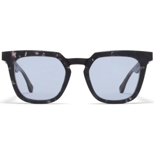 Mykita - MMRAW008 - & Maison Margiela - Black Havana Sky Blue - Acetate Collection - Sunglasses - Eyewear - Avvenice