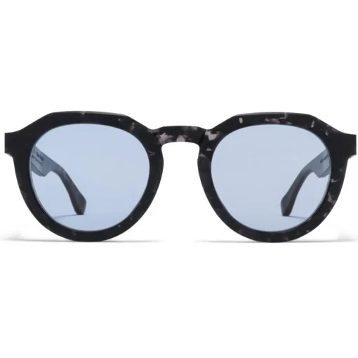 Mykita - MMRAW007 - & Maison Margiela - Black Havana Sky Blue - Acetate Collection - Sunglasses - Eyewear - Avvenice