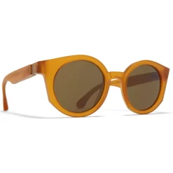 Mykita - MMRAW013 - & Maison Margiela - Amber Brown - Acetate Collection - Sunglasses - Eyewear - Avvenice