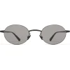 Mykita - Naoko - Lessrim - Black Grey - Metal Collection - Sunglasses - Eyewear - Avvenice^ Sunglasses & Eyewear