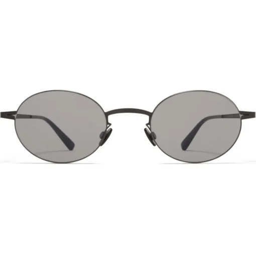 Mykita - Naoko - Lessrim - Black Grey - Metal Collection - Sunglasses - Eyewear - Avvenice^ Sunglasses & Eyewear