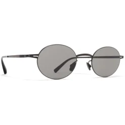 Mykita - Naoko - Lessrim - Black Grey - Metal Collection - Sunglasses - Eyewear - Avvenice^ Sunglasses & Eyewear