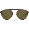 Mykita - Paulin - NO1 - Dark Brown Green - Metal Collection - Sunglasses - Eyewear - Avvenice