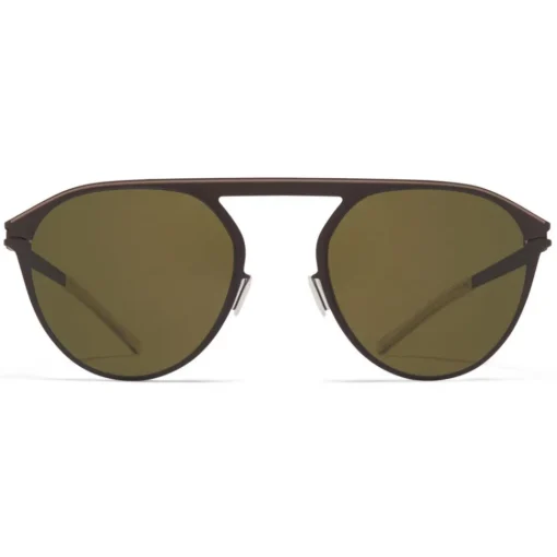 Mykita - Paulin - NO1 - Dark Brown Green - Metal Collection - Sunglasses - Eyewear - Avvenice