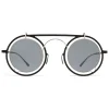 Mykita - Siru - & Damir Doma - Silver Black Dark Grey - Metal Collection - Sunglasses - Eyewear - Avvenice