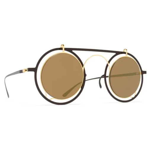 Mykita - Siru - & Damir Doma - Gold Terra - Metal Collection - Sunglasses - Eyewear - Avvenice^ Sunglasses & Eyewear