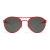 Mykita - Sparrow - First - Red Black - Metal Collection - Sunglasses - Eyewear - Avvenice^ Sunglasses & Eyewear