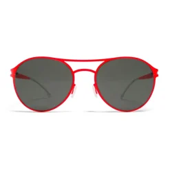 Mykita - Sparrow - First - Red Black - Metal Collection - Sunglasses - Eyewear - Avvenice^ Sunglasses & Eyewear