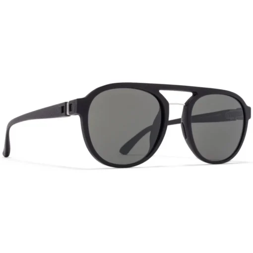 Mykita - Sting - Mylon - Black Silver - Mylon Collection - Sunglasses - Eyewear - Avvenice^ Sunglasses & Eyewear