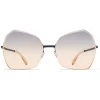 Mykita - Studio 10.1 - Studio - Gold Indigo Orange - Metal Collection - Sunglasses - Eyewear - Avvenice