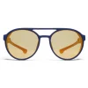 Mykita - Targa - Mylon - Navy Blue Pearly Gold - Mylon Collection - Sunglasses - Eyewear - Avvenice^ Sunglasses & Eyewear