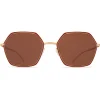 Mykita - Tilla - Decades - Champagne Gold Cranberry - Metal Collection - Sunglasses - Eyewear - Avvenice^ Sunglasses & Eyewear