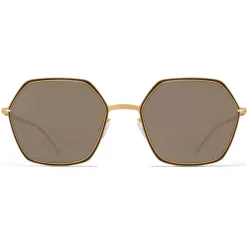 Mykita - Tilla - Decades - Gold Black Grey - Metal Collection - Sunglasses - Eyewear - Avvenice