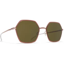 Mykita - Tilla - Decades - Purple Bronze Pink Green - Metal Collection - Sunglasses - Eyewear - Avvenice
