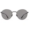 Mykita - Tomomi - Lessrim - Black Grey - Metal Collection - Sunglasses - Eyewear - Avvenice