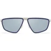 Mykita - Tribe - Mylon - Navy Blue Silver - Mylon Collection - Sunglasses - Eyewear - Avvenice