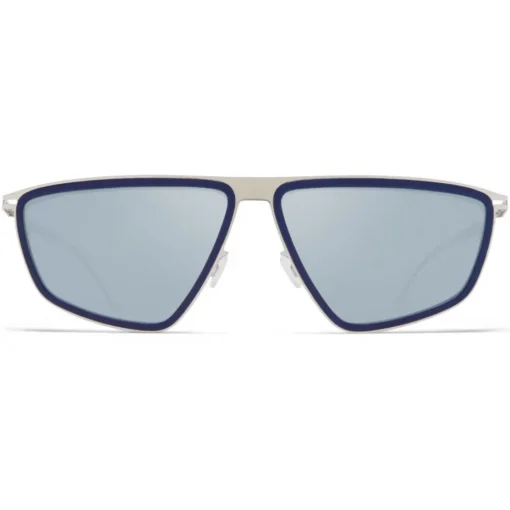 Mykita - Tribe - Mylon - Navy Blue Silver - Mylon Collection - Sunglasses - Eyewear - Avvenice