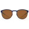 Mykita - Weston - NO1 - Blue Amber Brown - Metal Collection - Sunglasses - Eyewear - Avvenice^ Sunglasses & Eyewear