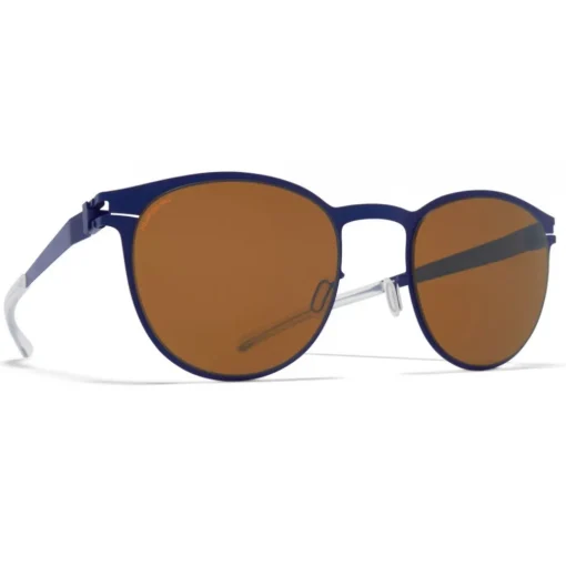 Mykita - Weston - NO1 - Blue Amber Brown - Metal Collection - Sunglasses - Eyewear - Avvenice^ Sunglasses & Eyewear