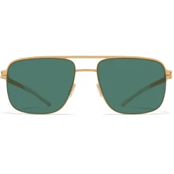 Mykita - Wilder - NO1 - Frosted Gold Green - Metal Collection - Sunglasses - Eyewear - Avvenice