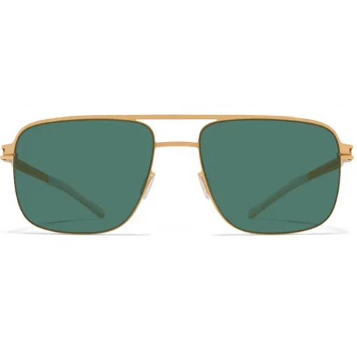 Mykita - Wilder - NO1 - Frosted Gold Green - Metal Collection - Sunglasses - Eyewear - Avvenice