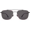 Mykita - Yuuto - Lessrim - Black Orange Dark Grey - Metal Collection - Sunglasses - Eyewear - Avvenice^ Sunglasses & Eyewear