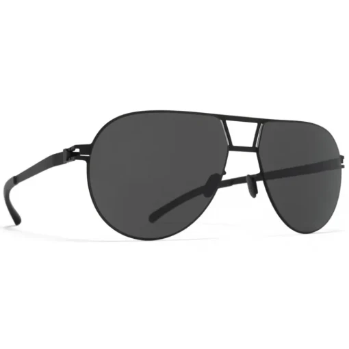 Mykita - Zane - NO1 - Black Dark Grey - Metal Collection - Sunglasses - Eyewear - Avvenice^ Sunglasses & Eyewear
