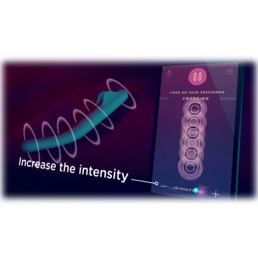 MysteryVibe - Crescendo - Turquoise - Luxury Smart Vibrators for Women, Men & Couples - Sex Toy - Avvenice