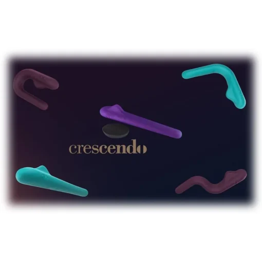 MysteryVibe - Crescendo - Turquoise - Luxury Smart Vibrators for Women, Men & Couples - Sex Toy - Avvenice