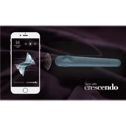 MysteryVibe - Crescendo - Turquoise - Luxury Smart Vibrators for Women, Men & Couples - Sex Toy - Avvenice