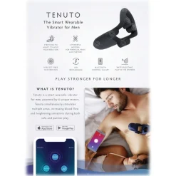 MysteryVibe - Tenuto - The Luxury Wearable Vibrator for Men - Sex Toy - Avvenice^ Smart Home