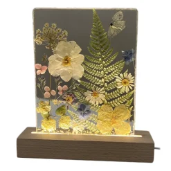 Natusi - Resin Art - Desire - Artisan Lamp with Natural Flowers - Handmade - Furnishings - Home - Avvenice^ Lighting & Lamps | Home Accessories
