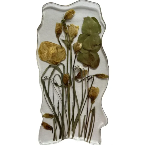 Natusi - Resin Art - Memory - Artisan Picture Panel with Natural Flowers - Handmade - Furnishings - Home - Avvenice^ Home Accessories
