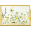 Natusi - Resin Art - Wooden Plate - Artisan Tray with Natural Flowers - Handmade - Furnishings - Home - Avvenice^ Home Accessories