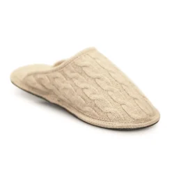 Neck Mate - Asolo - Artisan Woman Slippers - Wool Braided Cotta - Beige - Avvenice^ Slippers