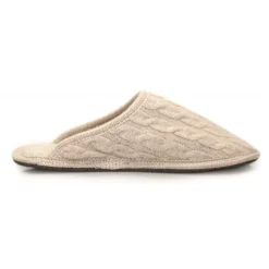 Neck Mate - Asolo - Artisan Woman Slippers - Wool Braided Cotta - Beige - Avvenice^ Slippers