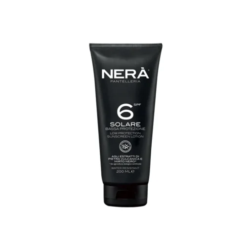 Ner\u00e0 Pantelleria Nerà Pantelleria - Sun Cream Low Protection - SPF 6 + UVA and UVB Filters - Face & Body - Professional Cosmetics - Avvenice^ Natural Cosmetics