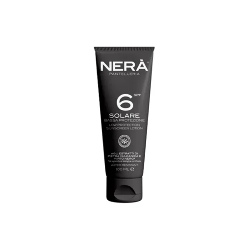 Ner\u00e0 Pantelleria Nerà Pantelleria - Sun Cream Low Protection - SPF 6 + UVA and UVB Filters - Face & Body - Professional Cosmetics - Avvenice^ Natural Cosmetics