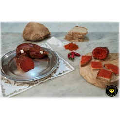 Nero di Calabria - 'Nduja - Artisan Cured Meat - Calabria Tradition - 500 g - Avvenice^ Salami & Cheeses
