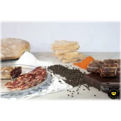 Nero di Calabria - Red Sweet Suppressed - Artisan Cured Meat - Calabria Tradition - 400 g - Avvenice