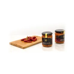 Nero di Calabria - Stuffed Peppers with 'Nduja - Artisan Preserved Foods - Calabria Tradition - 180 g - Avvenice