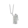 NESS1 - Have A Blast Necklace 18kt White Gold and Diamonds - Sex Bomb Collection - Handcrafted Necklace - High Quality Luxury - Avvenice^ Installations | Necklaces