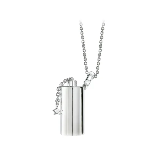 NESS1 - Have A Blast Necklace 18kt White Gold and Diamonds - Sex Bomb Collection - Handcrafted Necklace - High Quality Luxury - Avvenice^ Installations | Necklaces