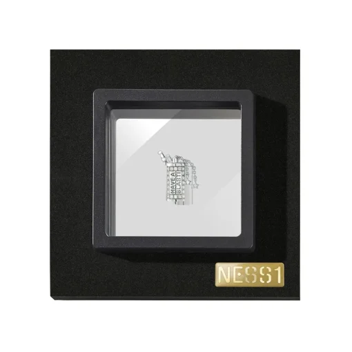 NESS1 - Have A Blast Necklace 18kt White Gold and Diamonds - Sex Bomb Collection - Handcrafted Necklace - High Quality Luxury - Avvenice^ Installations | Necklaces