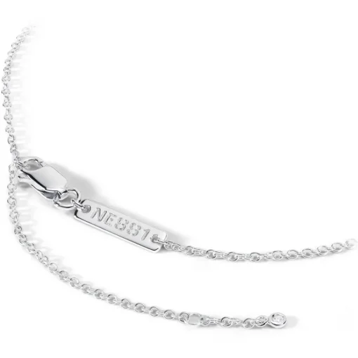 NESS1 - Have A Blast Necklace 9Kt White Gold and Diamonds - Sex Bomb Collection - Handcrafted Necklace - High Quality Luxury - Avvenice^ Installations | Necklaces