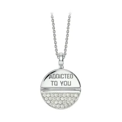 NESS1 - M.D.M.A Necklace 18Kt White Gold and Diamonds - Drug Collection - Handcrafted Necklace - High Quality Luxury - Avvenice^ Installations | Necklaces