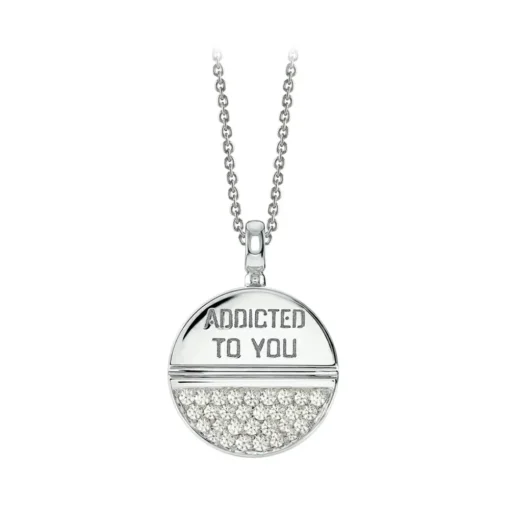 NESS1 - M.D.M.A Necklace 18Kt White Gold and Diamonds - Drug Collection - Handcrafted Necklace - High Quality Luxury - Avvenice^ Installations | Necklaces