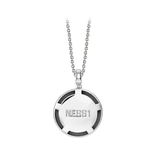 NESS1 - M.D.M.A Necklace 18Kt White Gold and Diamonds - Drug Collection - Handcrafted Necklace - High Quality Luxury - Avvenice^ Installations | Necklaces