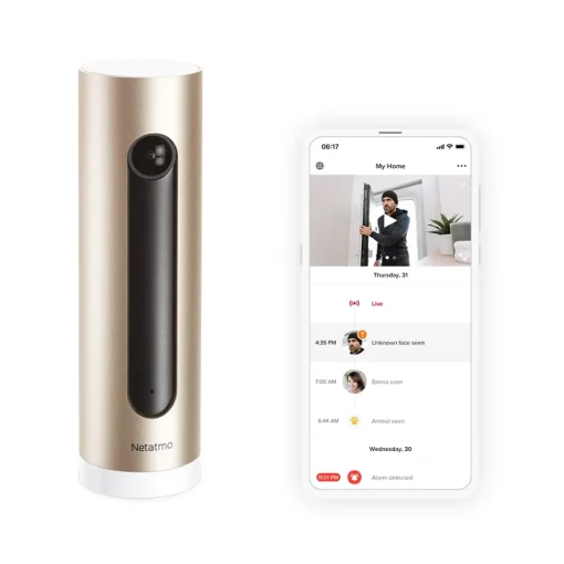 Netatmo - Smart Indoor Camera and Smart Smoke Detector - Intelligent Camera - Avvenice